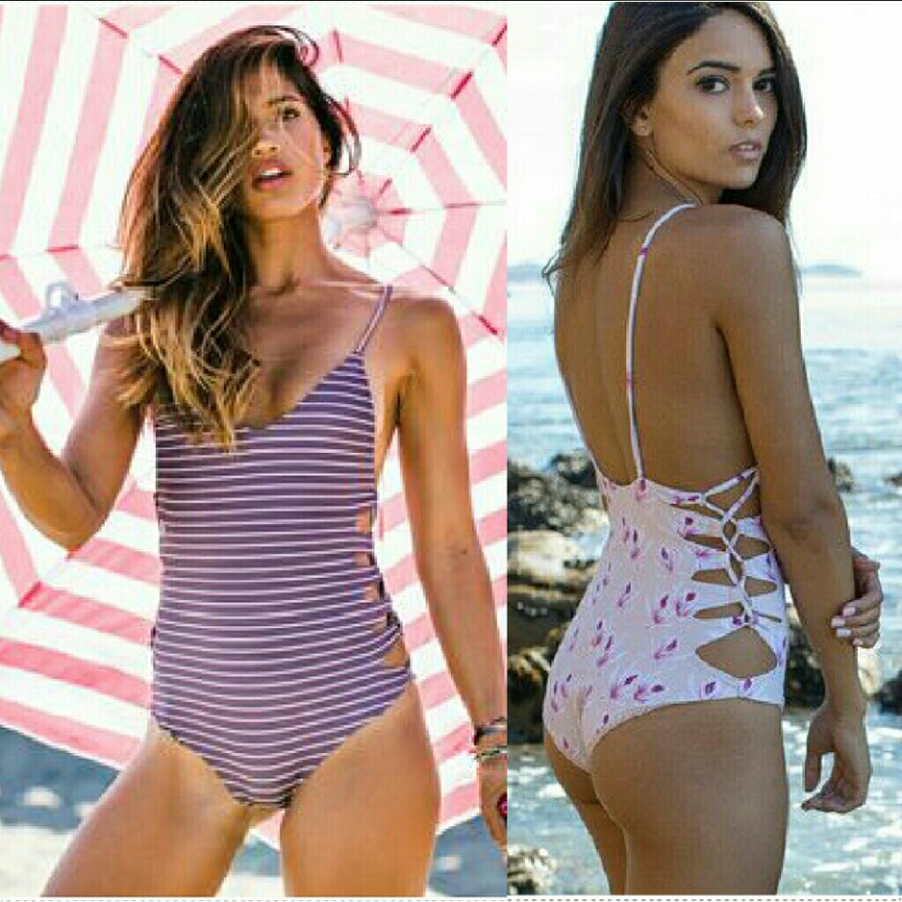 New acacia shave ice purple florence onepiece P XS